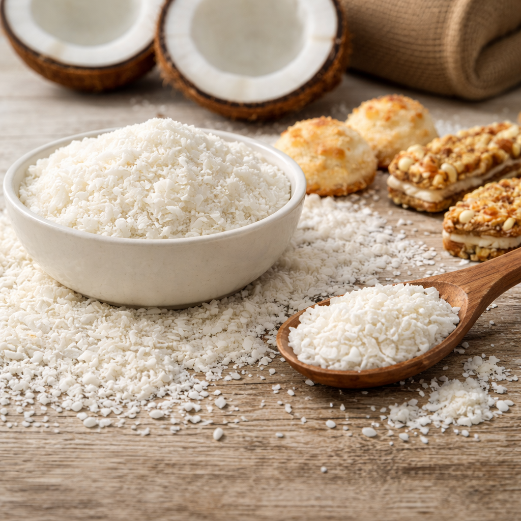 High Fat Desiccated Coconut (>63%) - Heaven Coconut Global